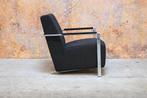 ZGANieuw grijze stoffen Harvink Alowa design fauteuil, Huis en Inrichting, Fauteuils, Design on Stock, 75 tot 100 cm, Ophalen of Verzenden