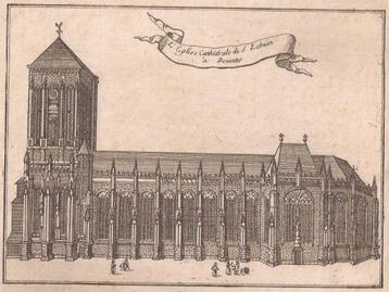 Deventer. L'Eglise Cathedrale de St. Lebuin à Deventer. 1786 beschikbaar voor biedingen