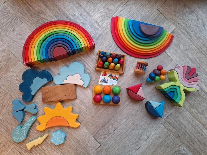 GRIMMS speelgoed, Kinderen en Baby's, Speelgoed | Houten speelgoed, Zo goed als nieuw, Overige typen, Ophalen of Verzenden