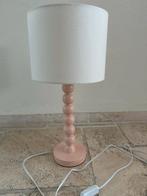 Tafellamp Kwantum - Roze met witte kap, Ophalen of Verzenden, Zo goed als nieuw, Stof, Minder dan 100 cm