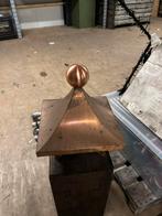 Koperen kapje 37 x 37 cm, Overige materialen, Wandlamp, Ophalen of Verzenden, 50 tot 250 watt