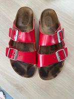 Birkenstock Slippers Maat 40 Rood, Slippers, BIRKENSTOCK, Ophalen of Verzenden, Gedragen