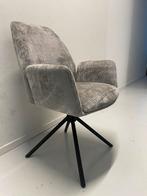 Eetkamerstoelen zand / grijs draaibaar met kruispoot nieuw!, Ophalen, Nieuw, Vijf, Zes of meer stoelen, Stof