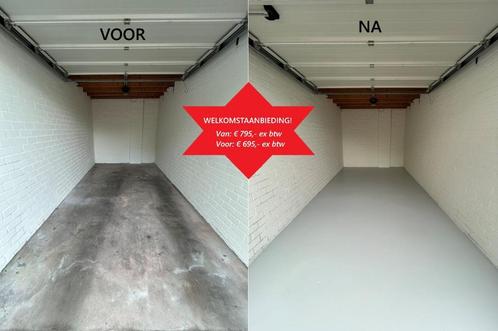 Duurzame Epoxyvloer in uw garage of werkruimte - vanaf € 695, Auto diversen, Autostallingen en Garages