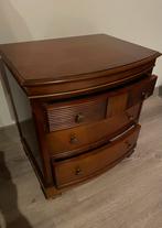 2 x Houten nachtkastje / ladekastje met 3 lades, Huis en Inrichting, Kasten | Ladekasten, Ophalen, Gebruikt, Kersenhout