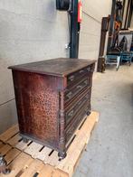 Antieke Duitse Zuilen Commode - Bierverf, Antiek en Kunst, Antiek | Meubels | Kasten, Ophalen