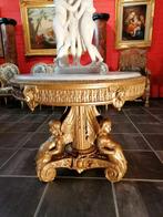 bijzondere antiek louis XVI gilt hout beelden centertable, Ophalen of Verzenden