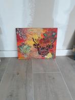 Schotse hooglander. Acrylverf op canvas, Ophalen