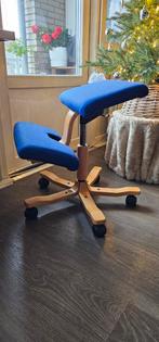 Stokke Variér Wing Kniestoel Bureau stoel Thatsit, Huis en Inrichting, Bureaustoelen, Ophalen, Zo goed als nieuw, Blauw