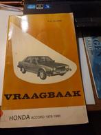 Vraagbaak Honda accord, Ophalen of Verzenden