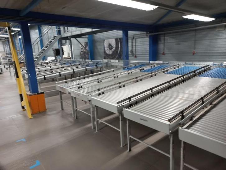 Partij rollenbanen aangedreven rollerbaan transportbanden, Doe-het-zelf en Verbouw, Gereedschap | Machine-onderdelen en Toebehoren