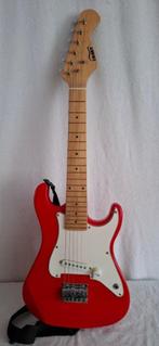 Elektrische gitaar CB Sky - Stratocaster model Junior, rood, Ophalen of Verzenden, Zo goed als nieuw