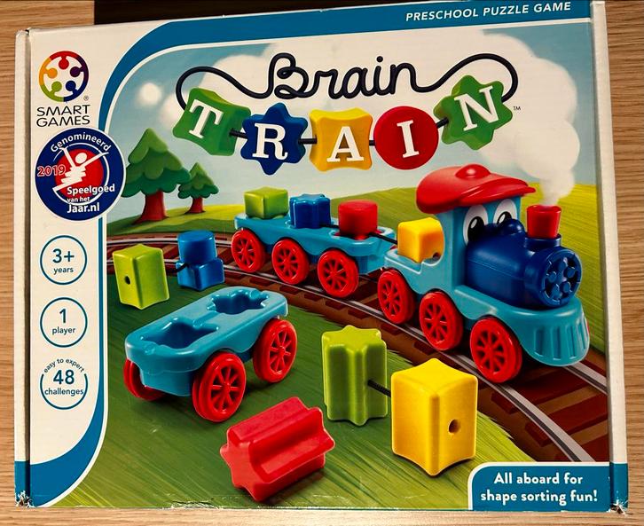 Smart Games Brain Train - Sint tip, Kinderen en Baby's, Speelgoed | Kinderpuzzels, Zo goed als nieuw, 2 tot 4 jaar, Meer dan 50 stukjes