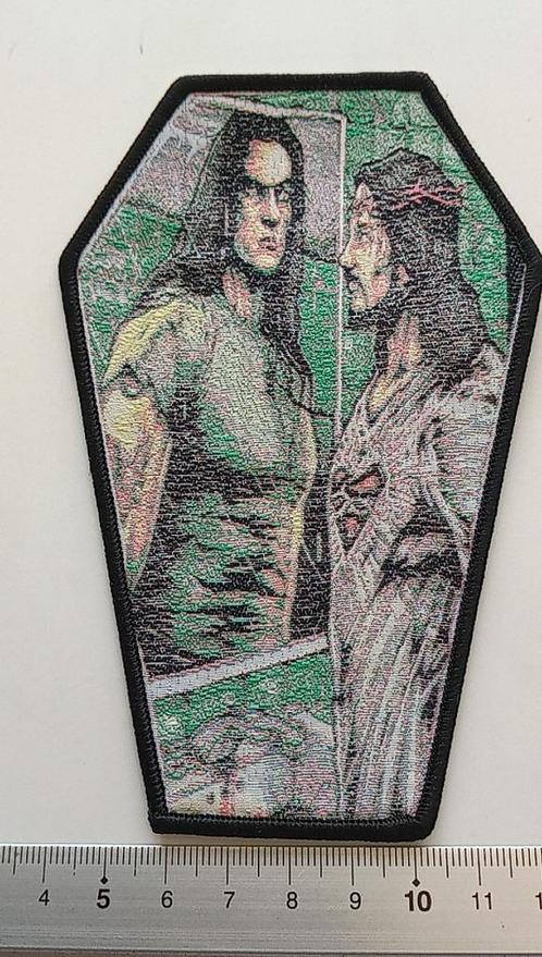 Type O Negative coffin patch t159 Peter Steele 8.5x13 cm, Verzamelen, Muziek, Artiesten en Beroemdheden, Nieuw, Kleding, Verzenden