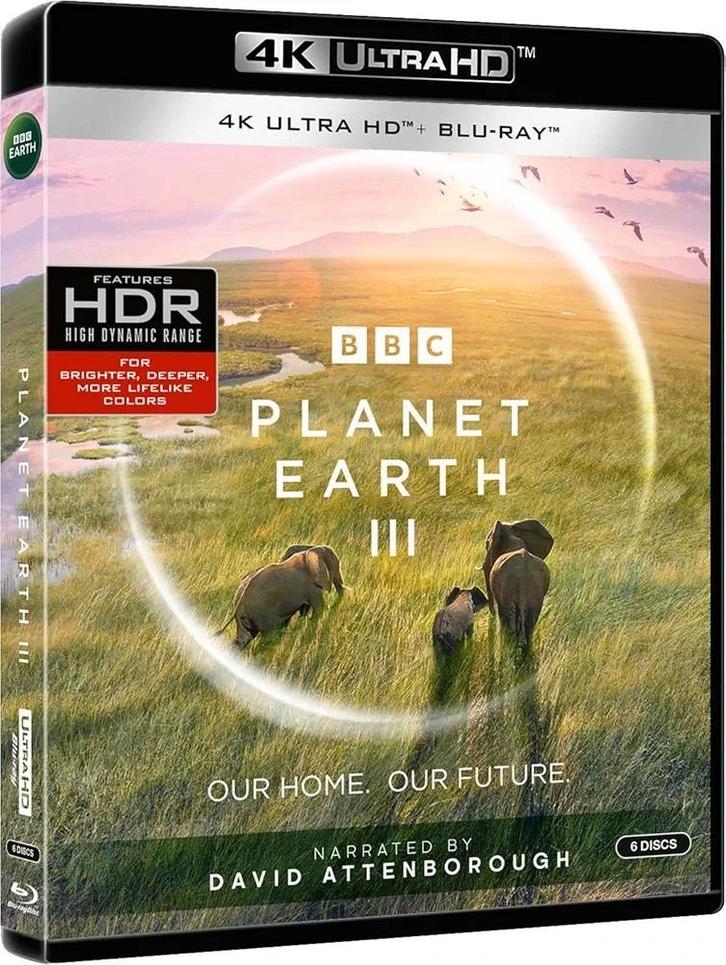 Planet Earth III 4K UHD/Ultra HD Blu-Ray USA (Geseald), Cd's en Dvd's, Blu-ray, Nieuw in verpakking, Documentaire en Educatief
