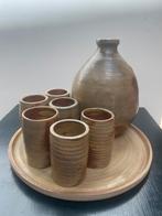 Keramiek Ceramic Set Vintage Handmade Retro Japans, Ophalen of Verzenden, Zo goed als nieuw