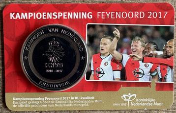 Coincard Kampioenspenning Feyenoord 2017 beschikbaar voor biedingen