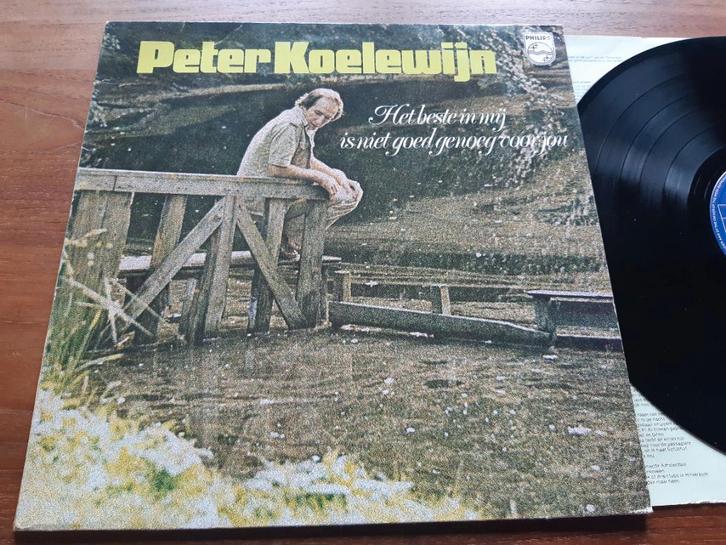LP Peter Koelewijn - Het beste in mij is niet goed genoeg..., Cd's en Dvd's, Vinyl | Nederlandstalig, Gebruikt, Levenslied of Smartlap