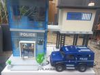 Playmobil politiebureau en politiewagen, Ophalen, Gebruikt, Complete set
