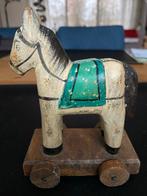 Antiek houten speelgoed paardje, Ophalen of Verzenden