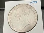 2,5 gulden zilver koning Willem III 1845, Verzenden, Midden-Amerika, Zilver