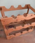 Oud geloogd grenen wijnrek 47/29/40 hoog ehv mierlo geldrop, Ophalen of Verzenden, Zo goed als nieuw, 25 flessen of meer, Minder dan 50 cm