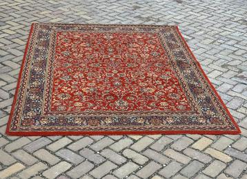 Vintage vloerkleed - tapijt - rood / blauw beschikbaar voor biedingen