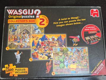 WASGIJ collector's box 3x1000 st. Orginal puzzels COMPLEET! beschikbaar voor biedingen