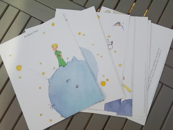 set van 15 posters van De Kleine Prins, Boeken, Kinderboeken | Jeugd | onder 10 jaar, Nieuw, Sprookjes, Ophalen of Verzenden