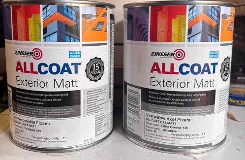 Allcoat exterieur matt verf (oa caravan), Doe-het-zelf en Verbouw, Verf, Beits en Lak, Nieuw, Verf, Minder dan 5 liter, Ophalen of Verzenden