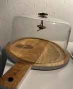 Taart/ kaas plateau van merk Nude incl glazen stolp, Huis en Inrichting, Keuken | Servies, Ophalen, Overige materialen, Overige typen
