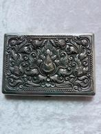 Mooie Zware Zilveren Djokja sigarettenkoker - 133 gram, Antiek en Kunst, Ophalen of Verzenden, Zilver