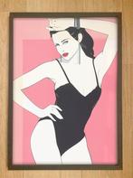 Patrick Nagel Deco Pop 80s Art Poster in Lijst, Verzenden, Nieuw, A1 t/m A3, Film en Tv