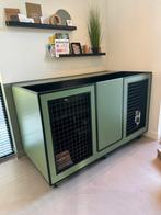 Konijnenhok groot 190x91x114 met verdieping + voederstation, Dieren en Toebehoren, Ophalen, 110 cm of meer, Zo goed als nieuw