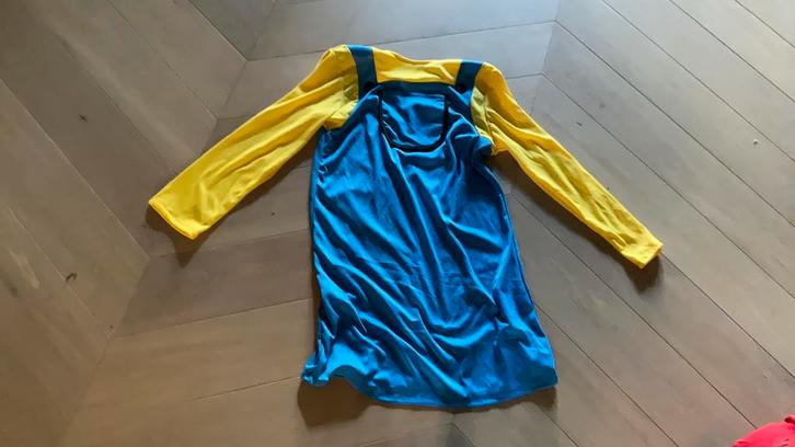 Minion pak maat 140, Kinderen en Baby's, Carnavalskleding en Verkleedspullen, Zo goed als nieuw, Jongen of Meisje, 134 t/m 140