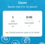 AH actie glazen sparen |1 volle spaarkaart, Verzamelen, Albert Heijn, Ophalen
