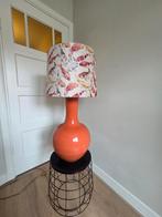 Grote keramieken lamp, kap met koi, Ophalen