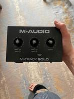 (New) M-AUDIO M-Track Solo - USB Audio Interface, Ophalen of Verzenden, Zo goed als nieuw