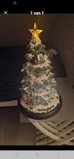 Kerstboom van porselein waar muziek uit komt, Ophalen, Gebruikt