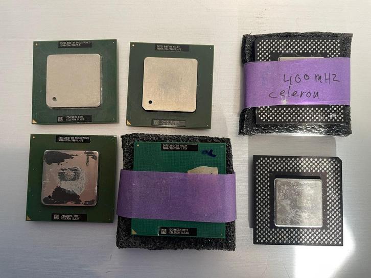 Diverse Celeron cpu's Socket 370, Computers en Software, Vintage Computers, Ophalen of Verzenden