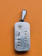 Zilveren Baar Hanger - 925 Zilver, Met hanger, Gebruikt, Ophalen of Verzenden, Zilver