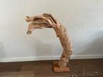 Lamp van drijfhout., Ophalen, Gebruikt, Hout, 100 tot 150 cm