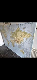 Wereldkaart poster, Ophalen, Zo goed als nieuw, 1800 tot 2000, Landkaart