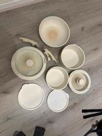 Pannenset 11-delig, Huis en Inrichting, Keuken | Potten en Pannen, Ophalen of Verzenden, Rvs, Pannenset