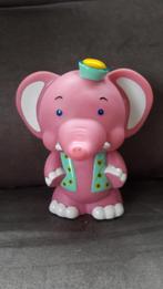 Kinderlampje roze olifant - 14 cm hoog, Gebruikt, Ophalen of Verzenden, Lamp