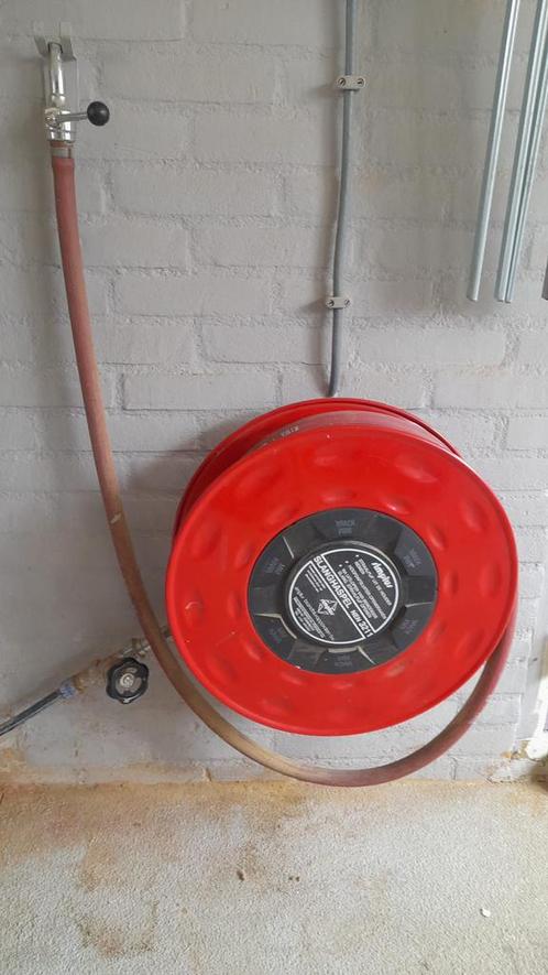 Brandweer haspel, Huis en Inrichting, Brandblussers en Brandkasten, Zo goed als nieuw, Ophalen of Verzenden