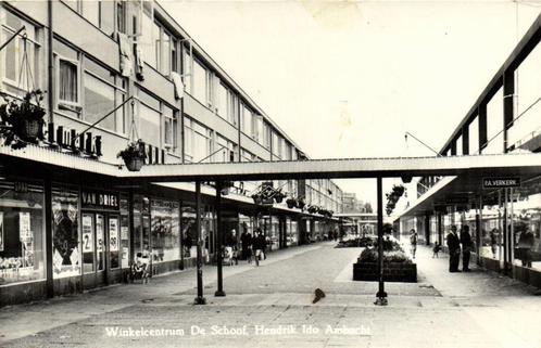 Winkelcentrum De Schoof, Hendrik Ido Ambacht - volk - gelope, Verzamelen, Ansichtkaarten | Nederland, Gelopen, Zuid-Holland, 1920 tot 1940