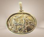 Prachtige verguld 925 zilveren Art Deco Egyptische hanger!, Overige voorstellingen, Verzenden, Ssiesvintagesieraden@gmail.com