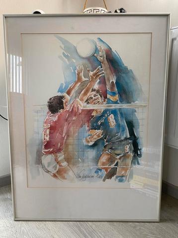 Sport lithografie genummerd 173/250 beschikbaar voor biedingen