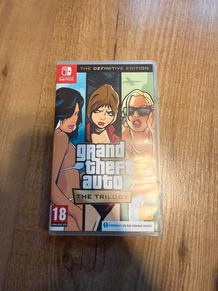 Grand Theft Auto: The Trilogy - Nintendo Switch, Spelcomputers en Games, Games | Nintendo Switch, Zo goed als nieuw, Avontuur en Actie
